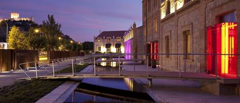 Front of property - evening/night