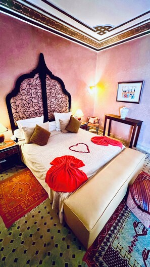 Superior Suite, Private Bathroom (Paprika) | In-room safe, free cribs/infant beds, rollaway beds, free WiFi - Riad Alida (Marrakech)