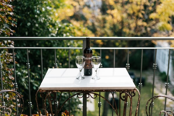 Suite, Gartenblick | Blick vom Balkon
