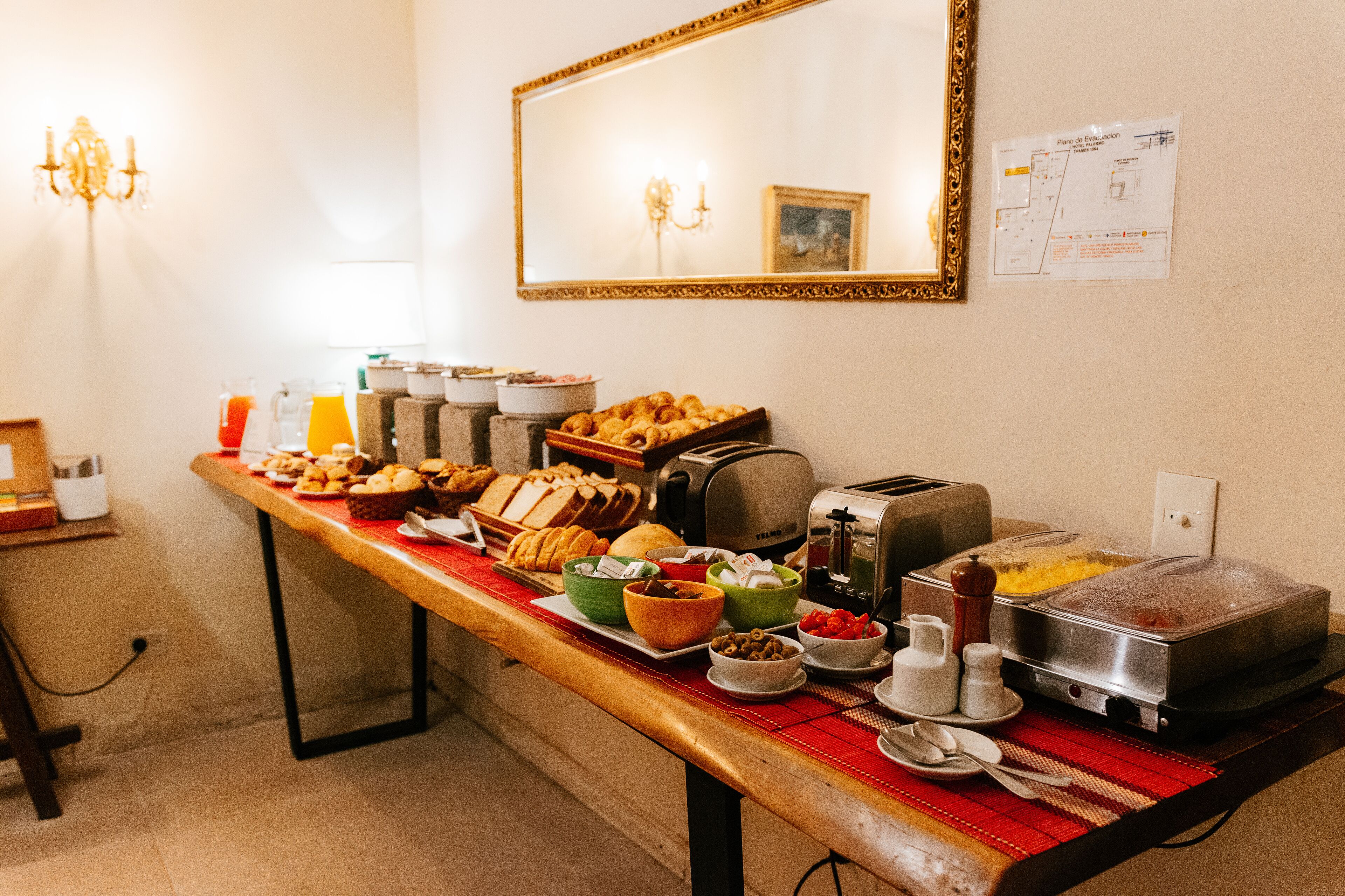 Breakfast buffet