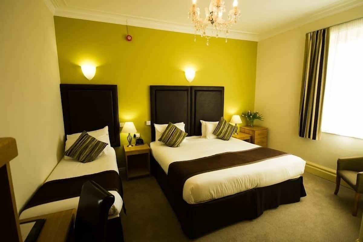 family room | desk, laptop workspace, iron/ironing board, free wifi