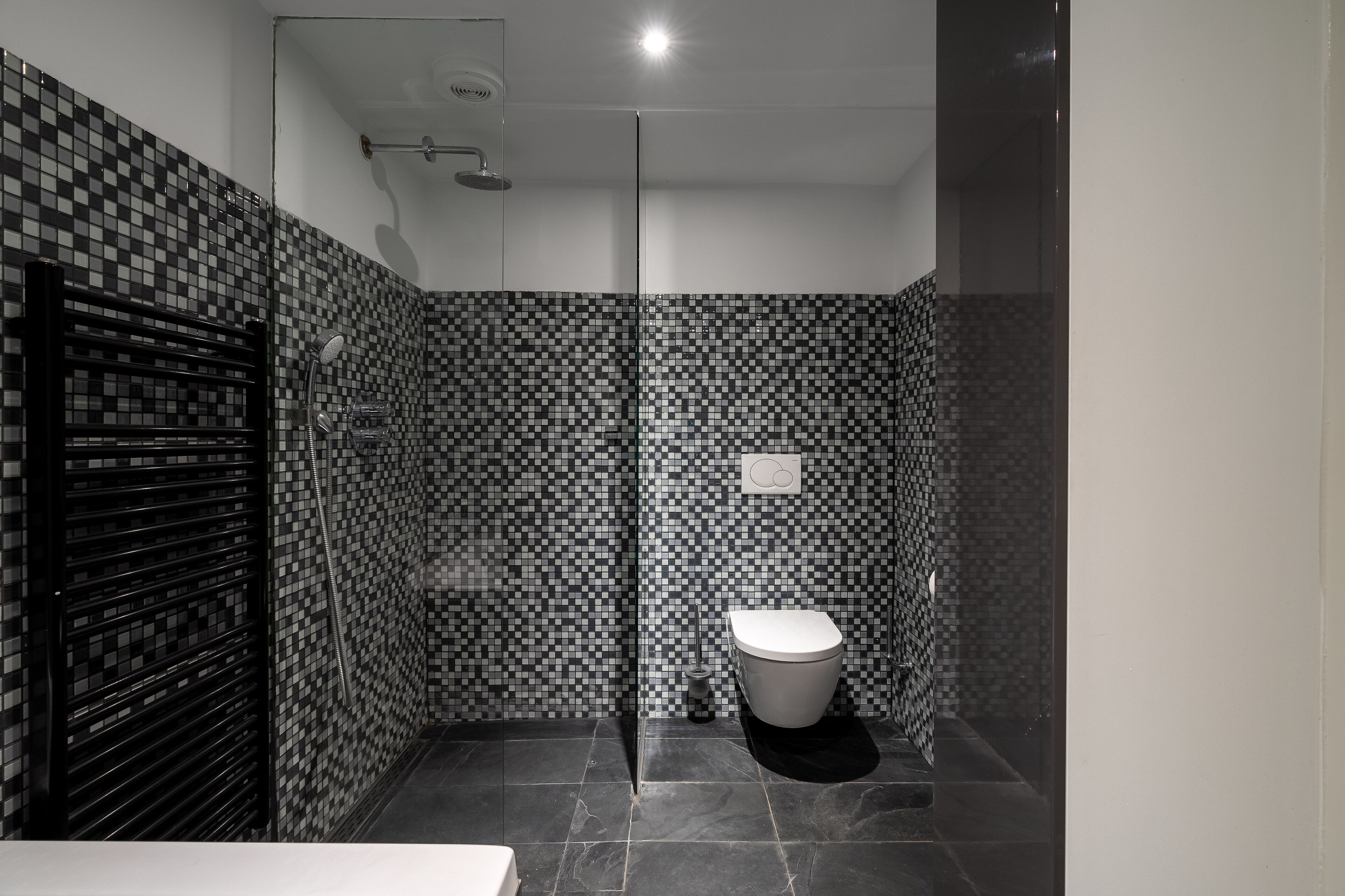 2 Bedroom Apartment - Basement Duplex | Bathroom | Designer toiletries, hair dryer, towels, soap