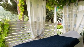 Body treatments, body scrubs, facials, manicures and pedicures