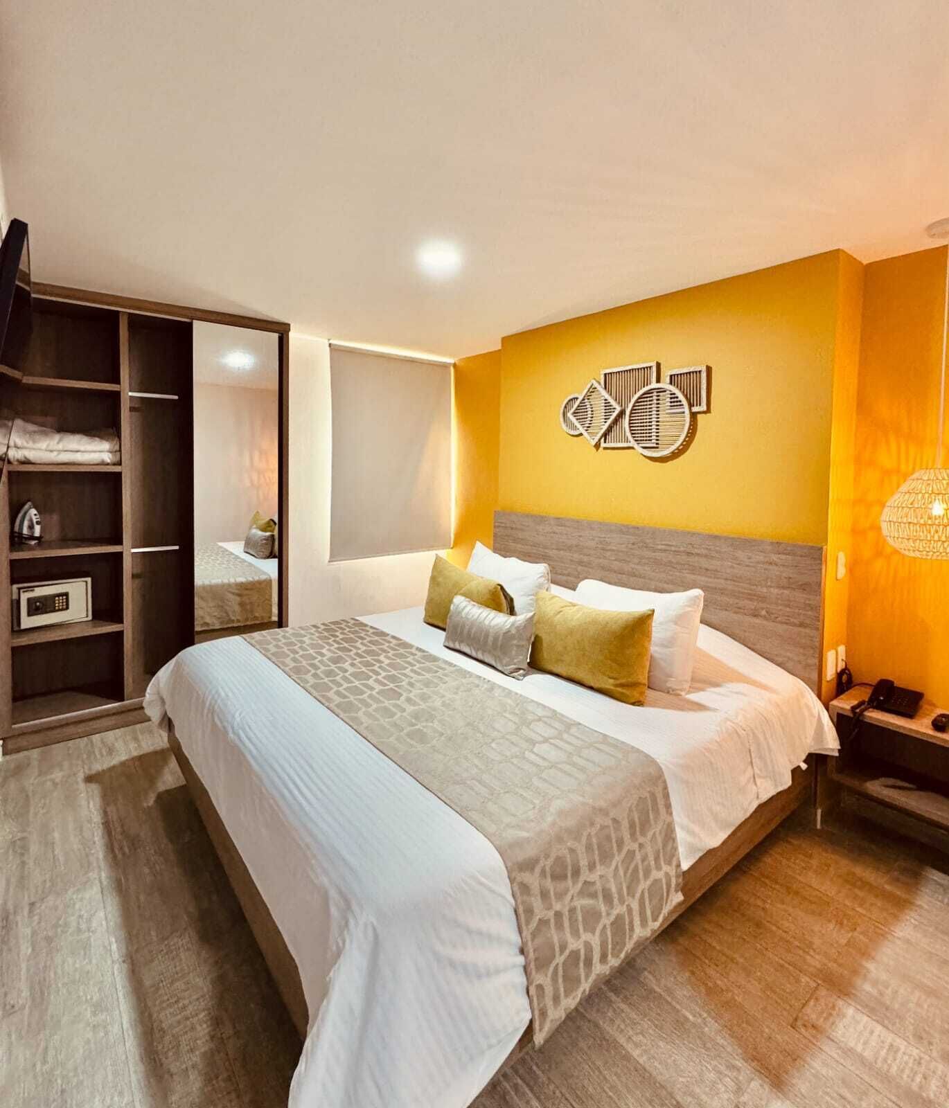 Chambre Standard double | Minibar, coffre-fort, bureau, système d’insonorisation