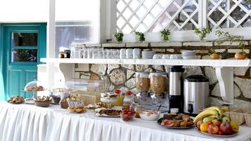 Daily buffet breakfast (EUR 12 per person)