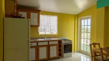Premium Duplex, 1 Queen Bed | Private kitchenette