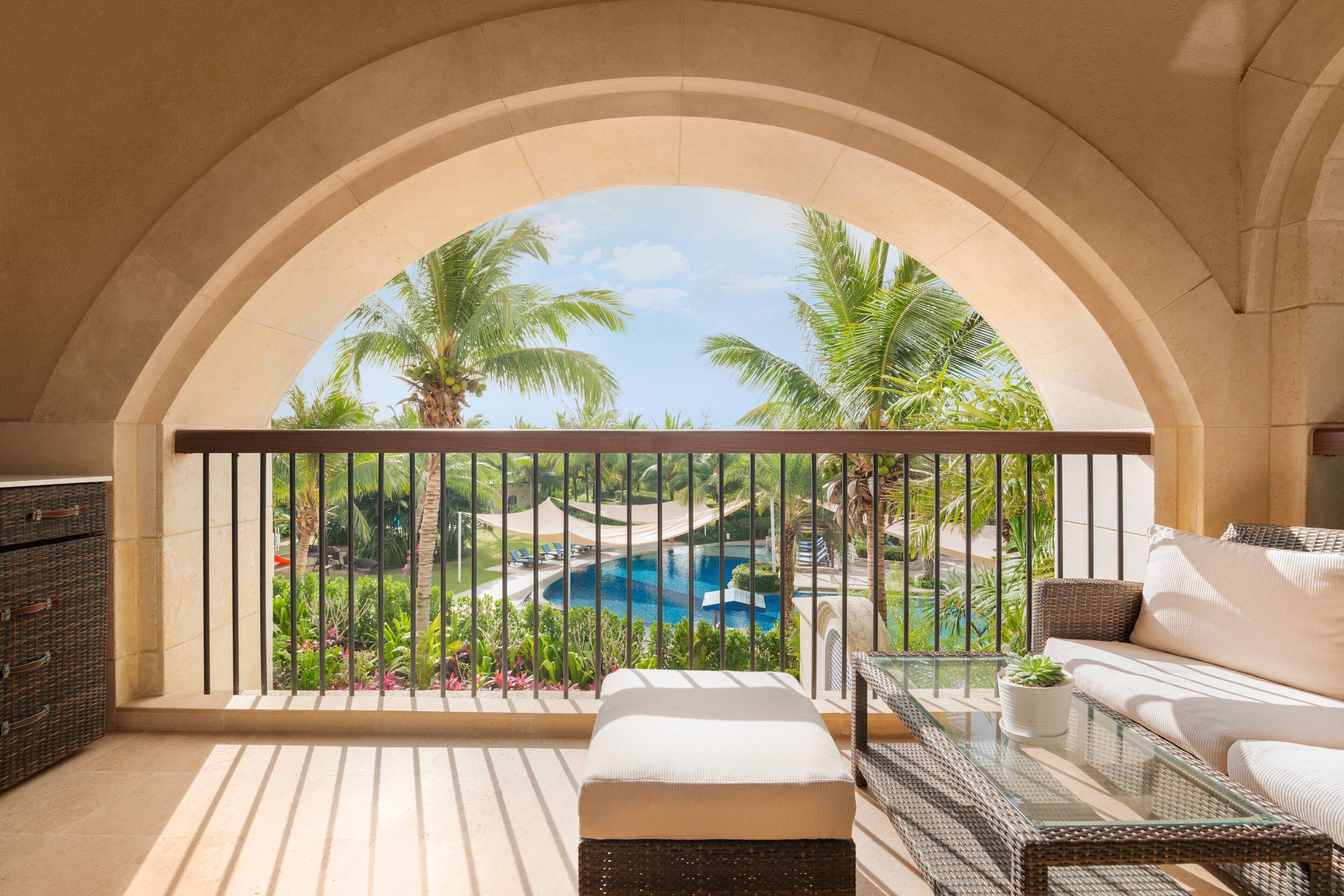 Studio Familial, 2 grands lits, balcon, vue jardin | Literie de qualité supérieure, couette en duvet d'oie, minibar