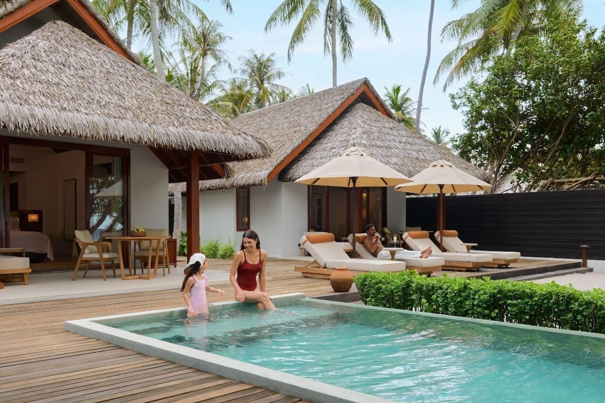 Family Villa, 2 Bedrooms, Private Pool | Minibar, in-room safe, desk, laptop workspace