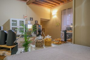 Daily buffet breakfast (EUR 8 per person)