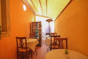 Daily buffet breakfast (EUR 8 per person)