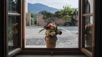 Blick von der Unterkunft