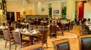 Daily buffet breakfast (AED 65 per person)