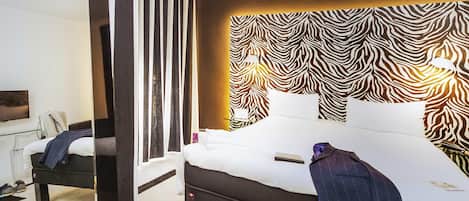 Soundproofing, iron/ironing board, cots/infant beds, rollaway beds