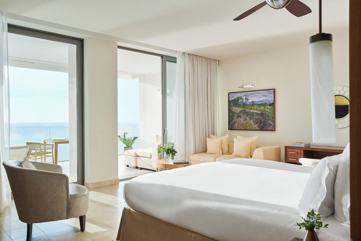 Junior Suite, Terrace, Sea View (Grand Terrace) | 1 bedroom, premium bedding, down comforters, minibar