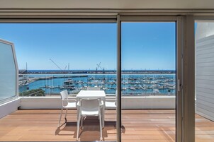 Suíte família, 2 quartos, vista para o mar | Sacada