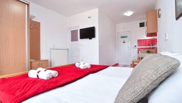 Luxury Studio, Terrace, Sea View (For 2 Persons) | Premium bedding, pillow-top beds, in-room safe, individually decorated