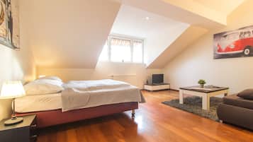 Apartment, 2 Bedrooms | Living area | Flat-screen TV