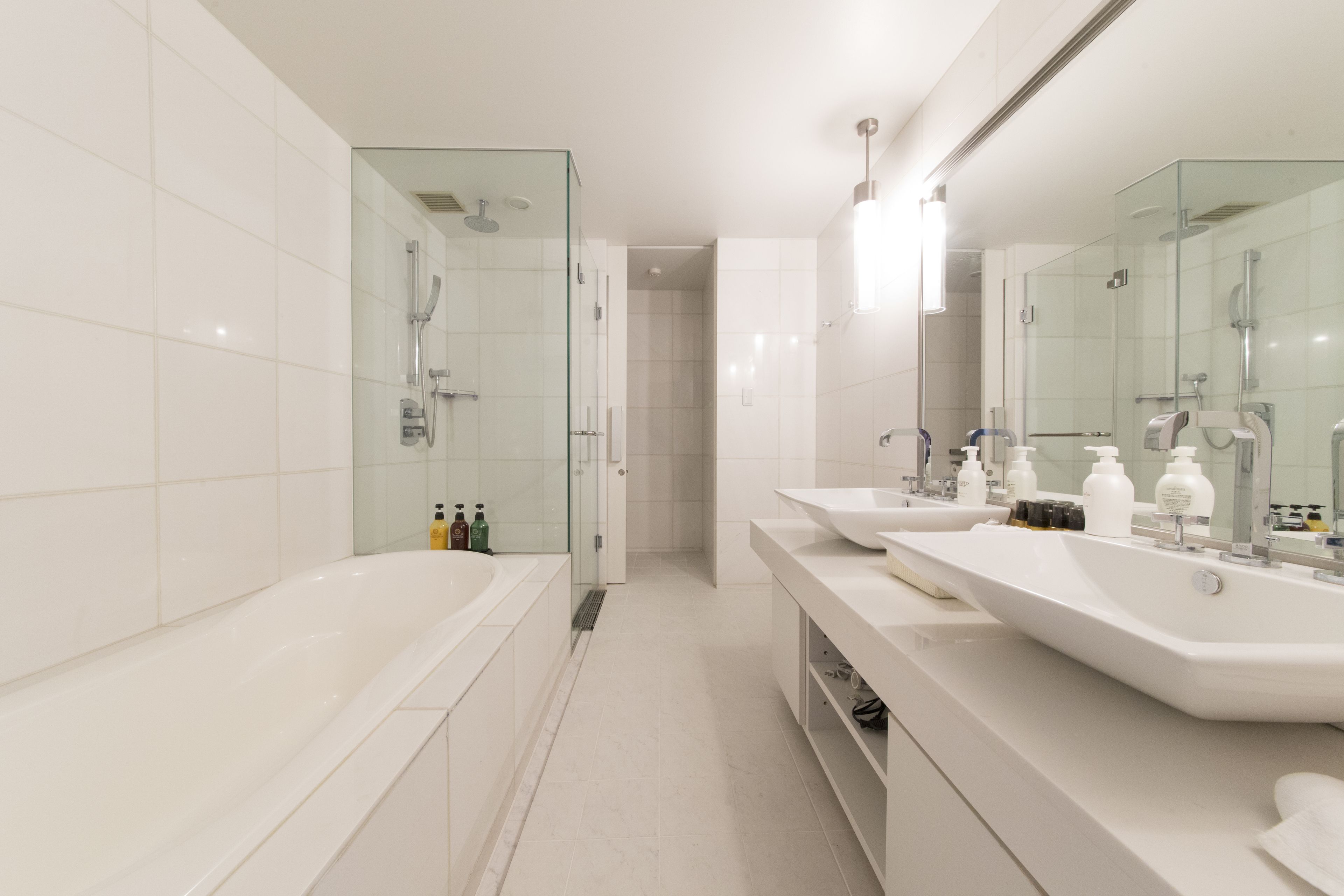 suite | bathroom | combined shower/bathtub, free toiletries, hair dryer, bidet