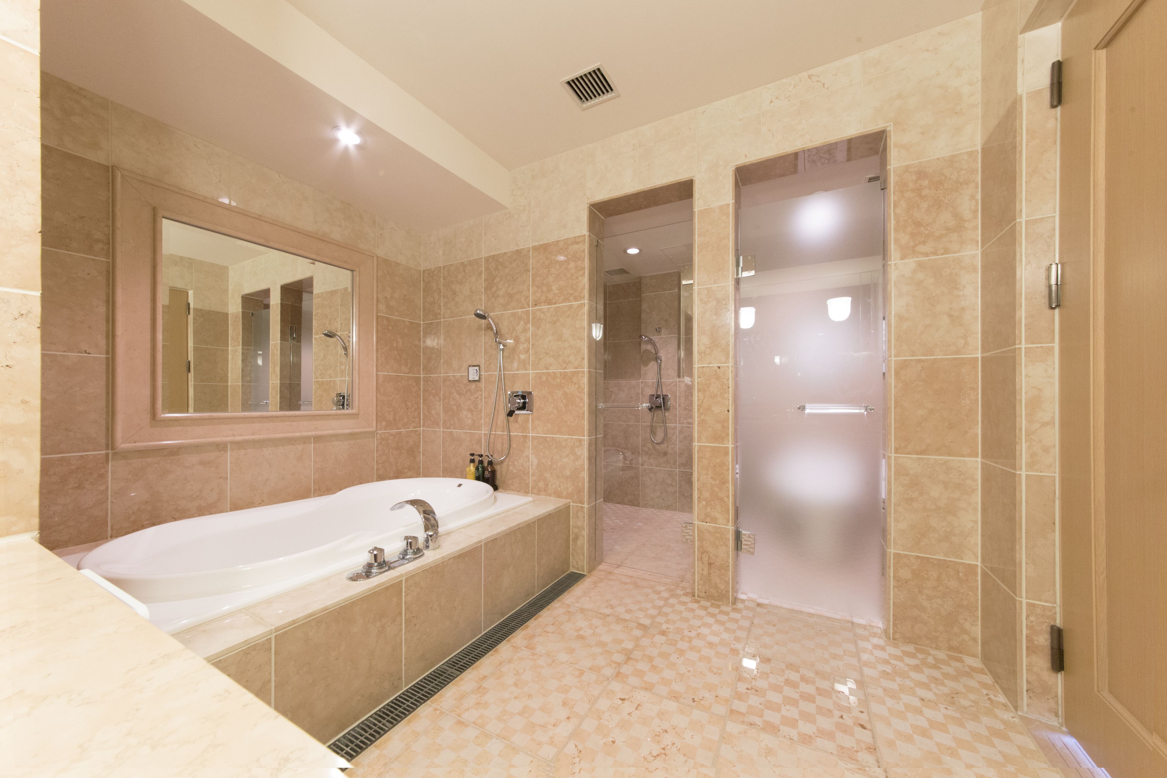 superior suite | bathroom | combined shower/bathtub, free toiletries, hair dryer, bidet