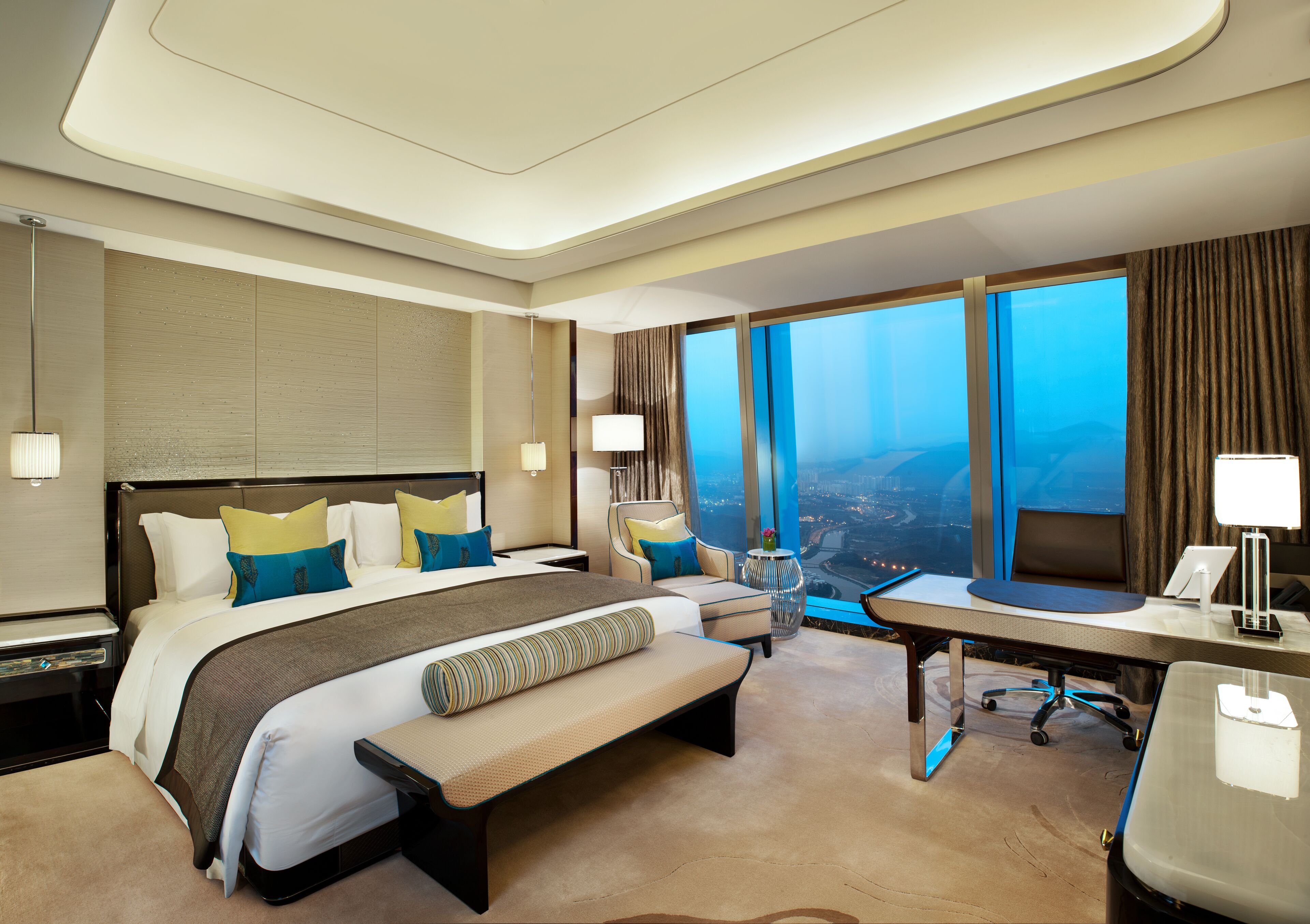Quarto, 1 cama King (View) | Roupas de cama de algodão egípcio, roupas de cama premium