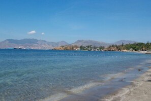 Private beach