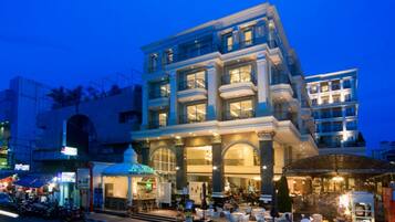 Front of property – evening/night