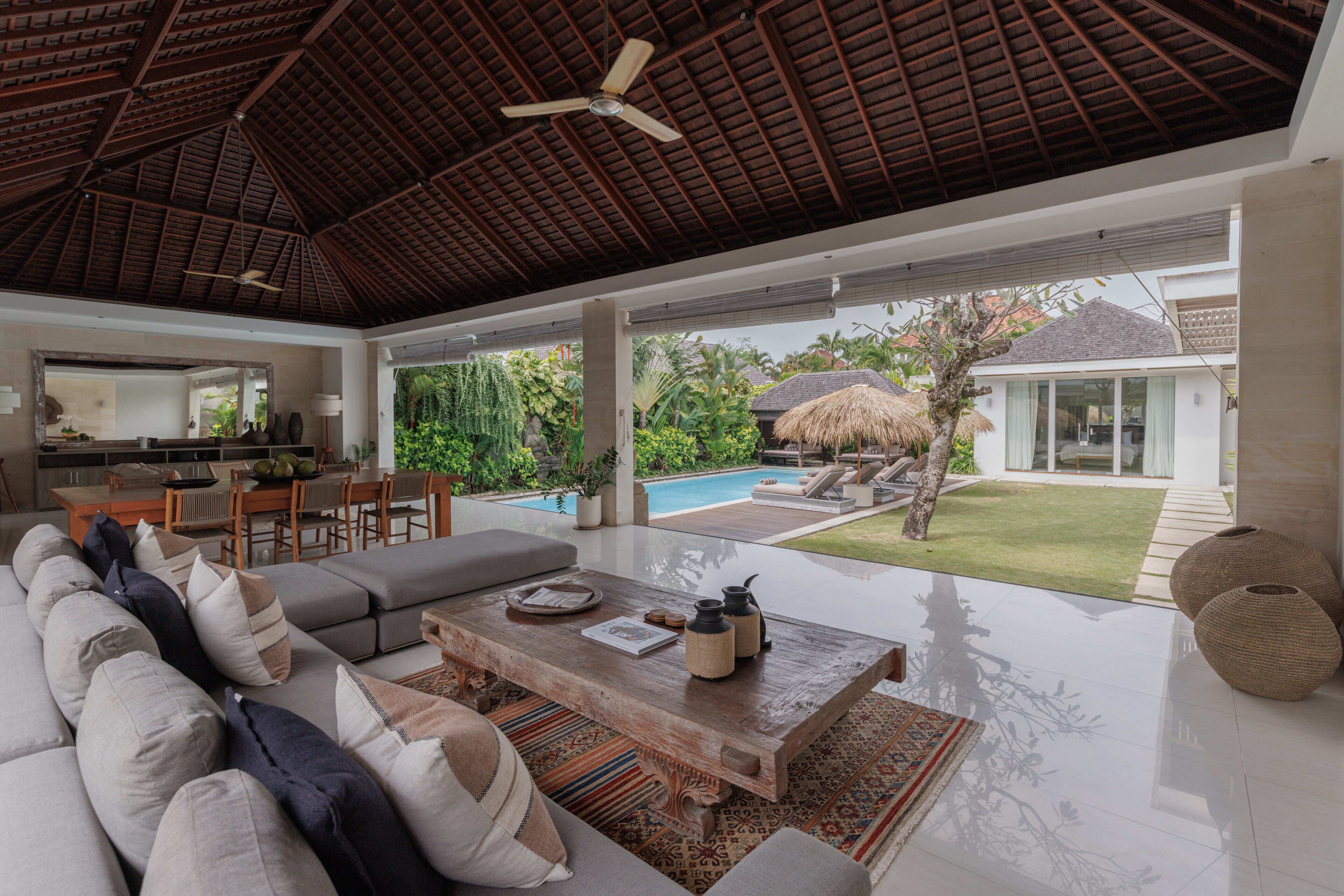 Premium Villa, 3 Bedrooms, Private Pool with Daily Afternoon Tea | Living area | 43-inch flat-screen TV with cable channels, Smart TV, Netflix