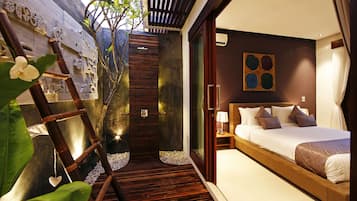 Vila família (3.5 Bedroom with 3/4 sized bed) | 1 quarto, roupas de cama premium, edredons de pluma