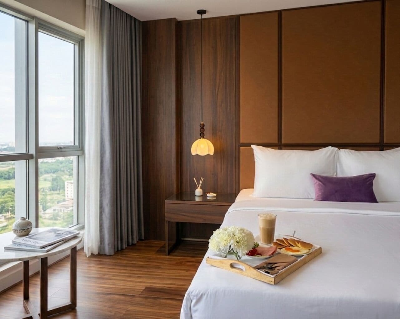 Premium bedding, minibar, in-room safe, desk