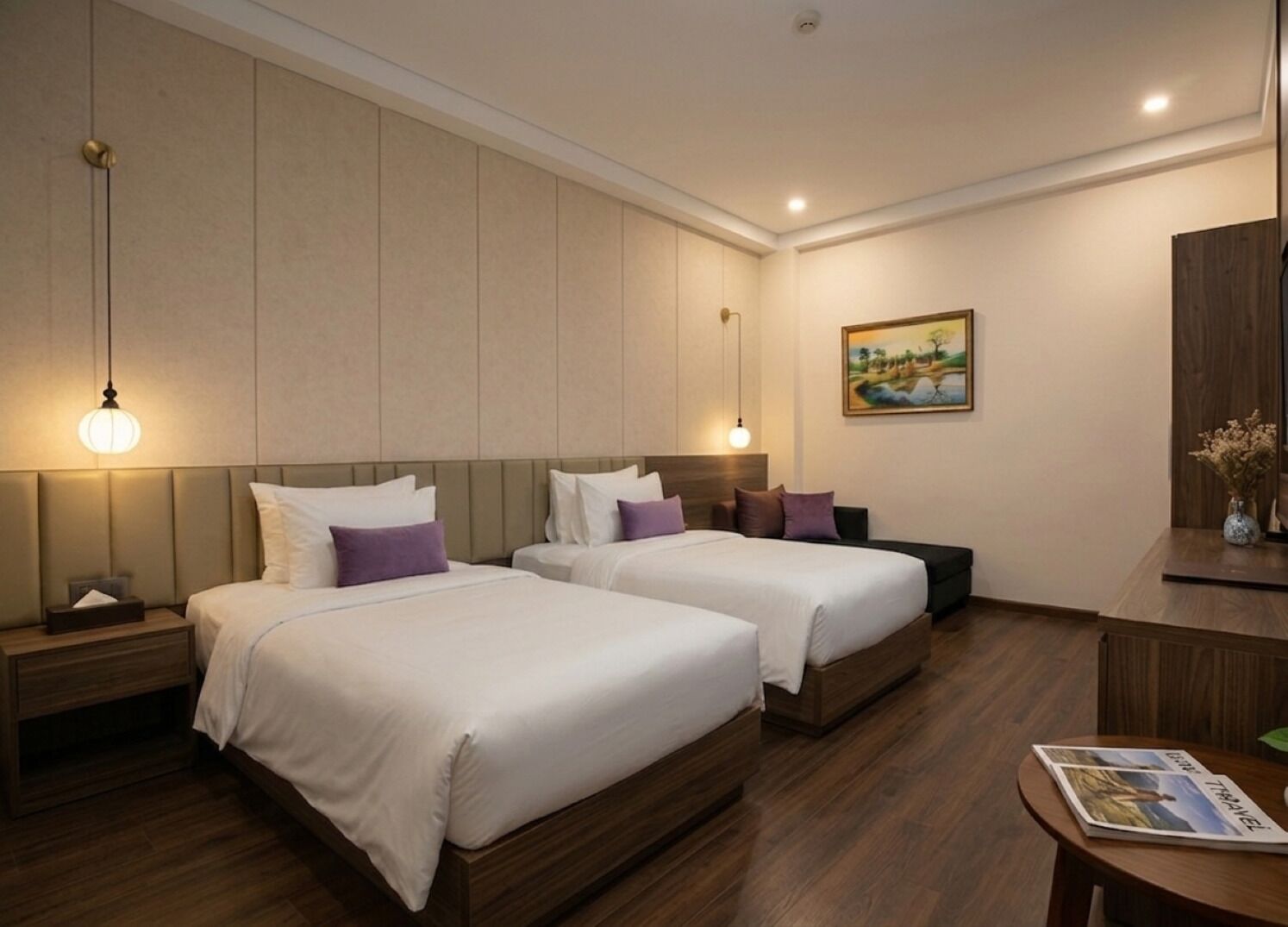 Premium bedding, minibar, in-room safe, desk