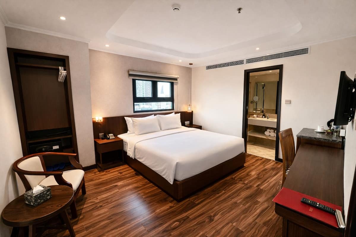 Superior tweepersoonskamer (Window) | Een minibar, een kluis op de kamer, gratis wifi, beddengoed