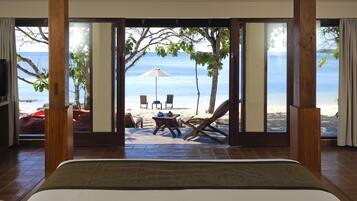 Beach Villa | 3 bedrooms, premium bedding, in-room safe, desk