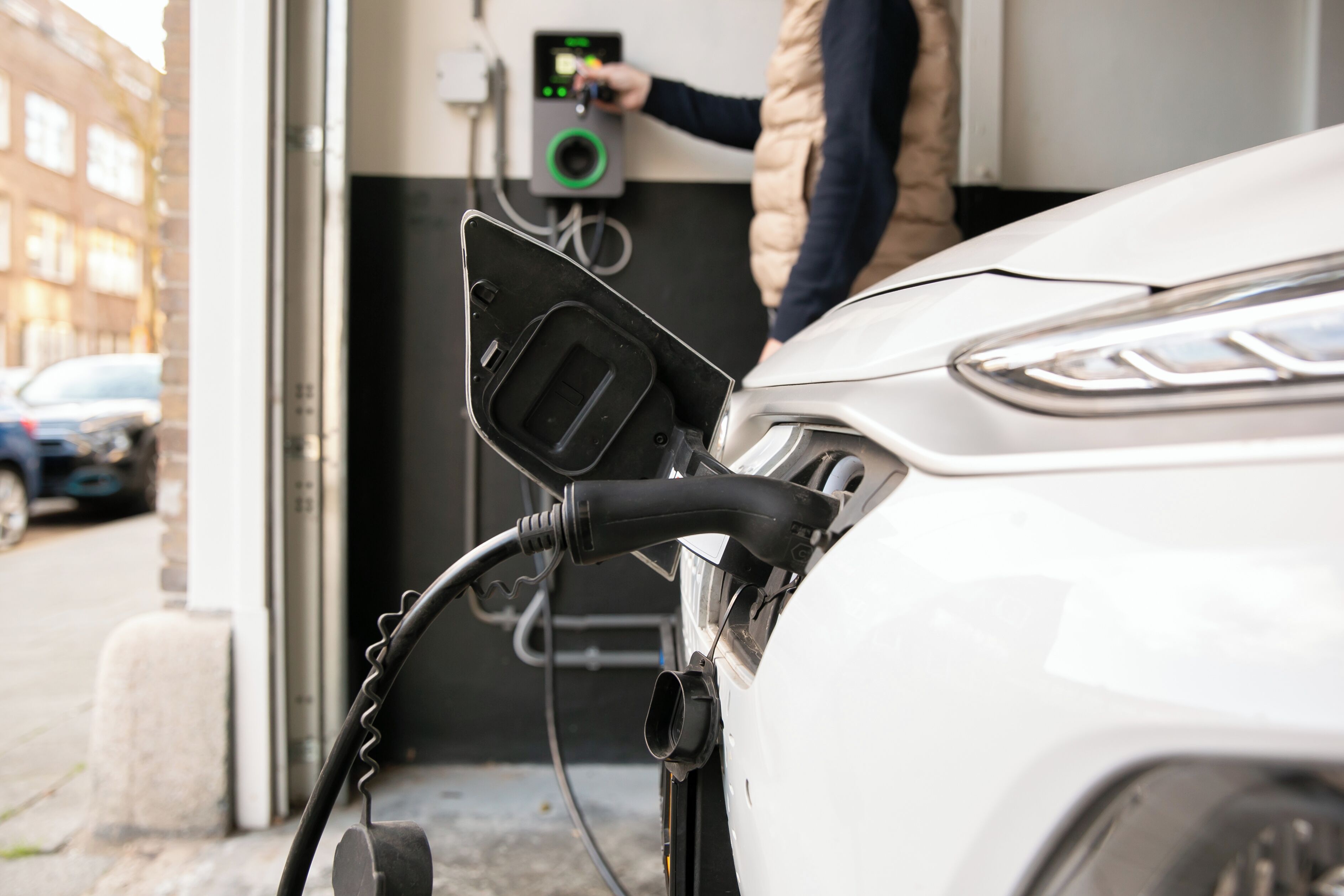 Estación de carga para autos eléctricos