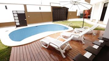 Indoor pool, outdoor pool