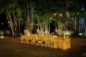 Área de bodas al aire libre