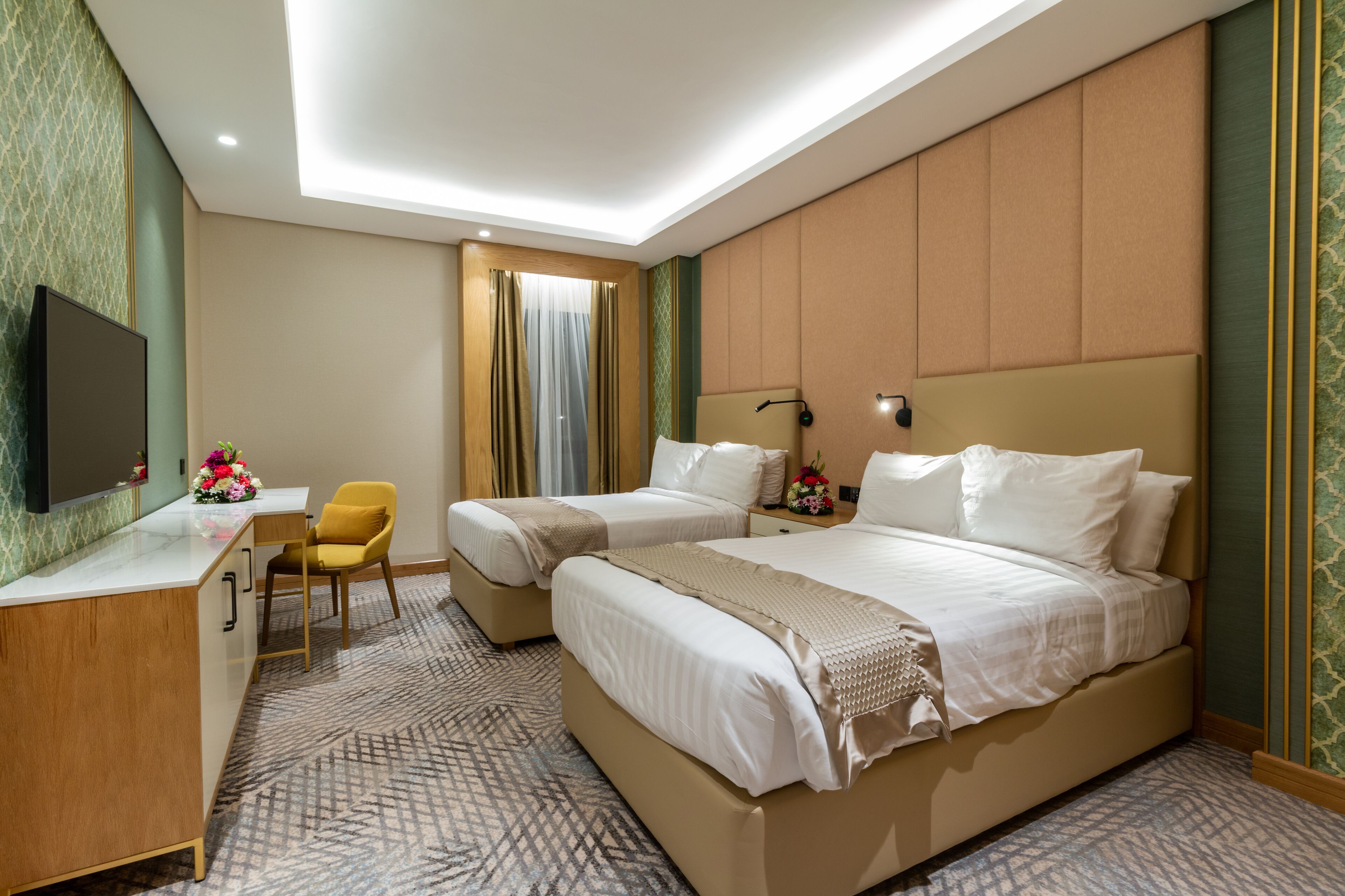 Free minibar, in-room safe, individually decorated