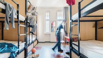 Bed(s) in a Dorm for 6, Shared Bathroom | Bathroom | Shower