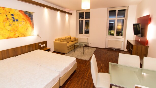 Apartemen Keluarga, 1 kamar tidur, dapur