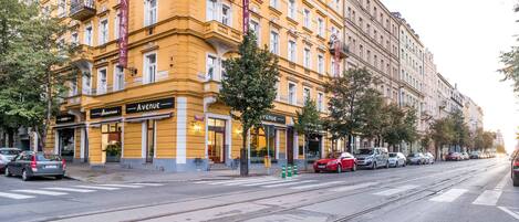 Façana frontal de l'allotjament