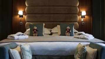 Premium bedding, minibar, in-room safe, cots/infant beds