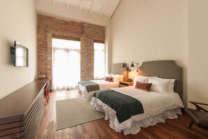 Studio, 2 Double Beds, Non Smoking, Connecting Rooms | Premium bedding, in-room safe, individually decorated