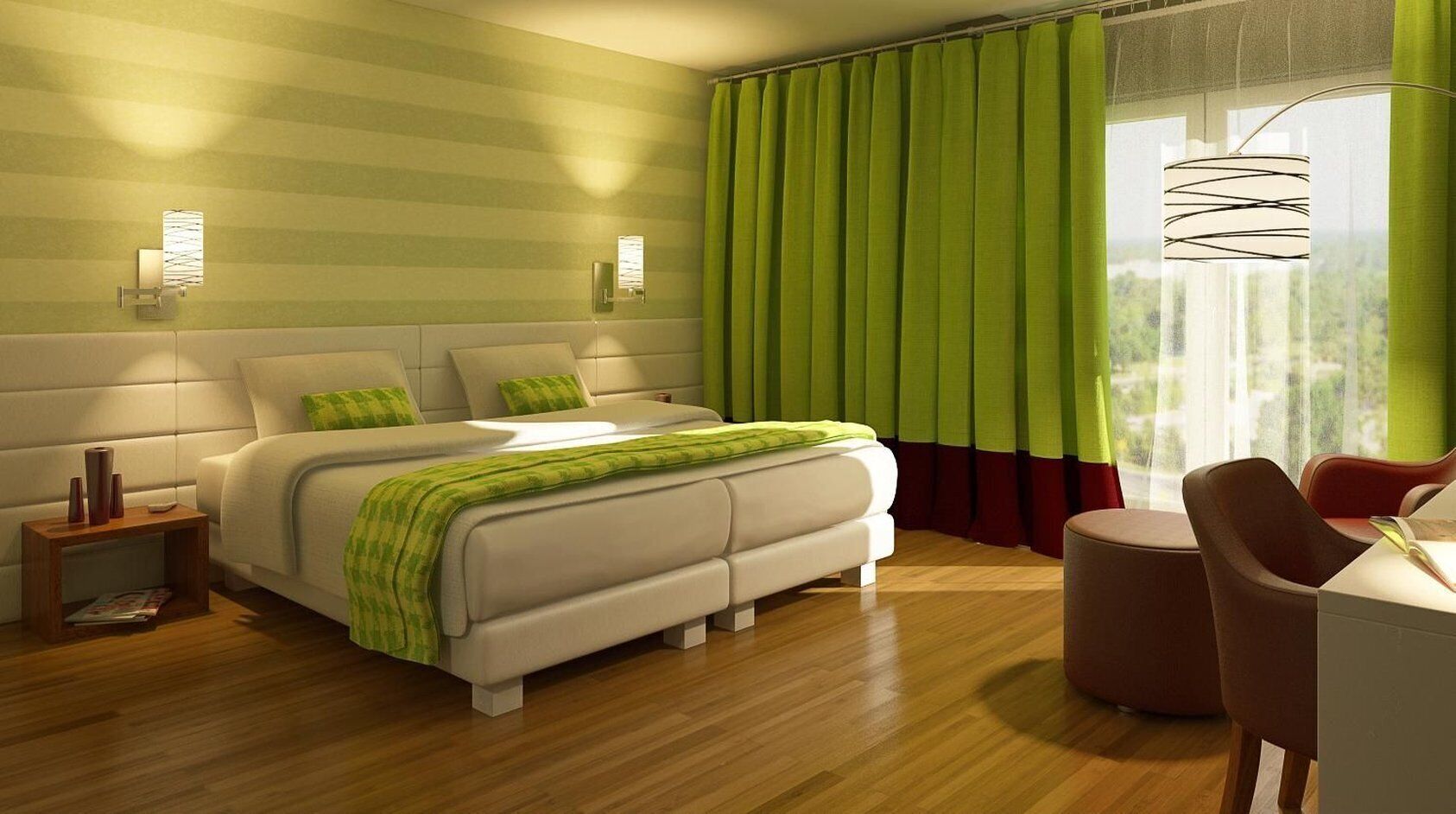 1 bedroom, hypo-allergenic bedding, down duvets, pillow-top beds