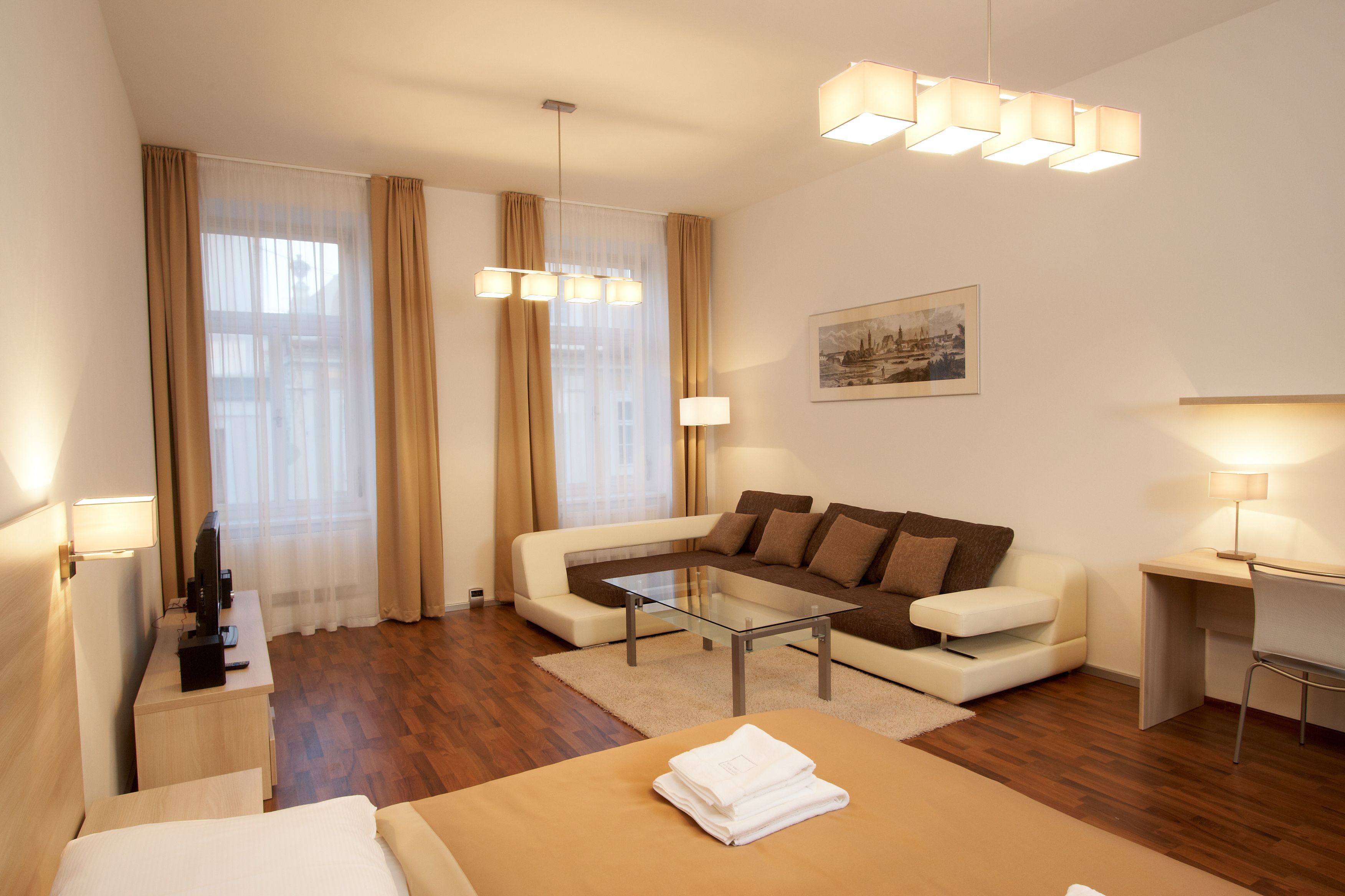 Apartment, 1 Bedroom | Hypo-allergenic bedding, minibar, in-room safe, desk