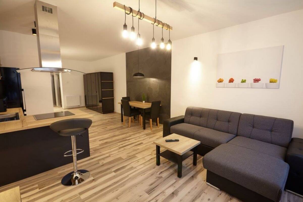 Apartamento, 1 habitación | Zona de estar | Una televisión LED