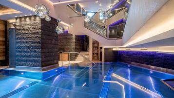 Indoor pool, outdoor pool