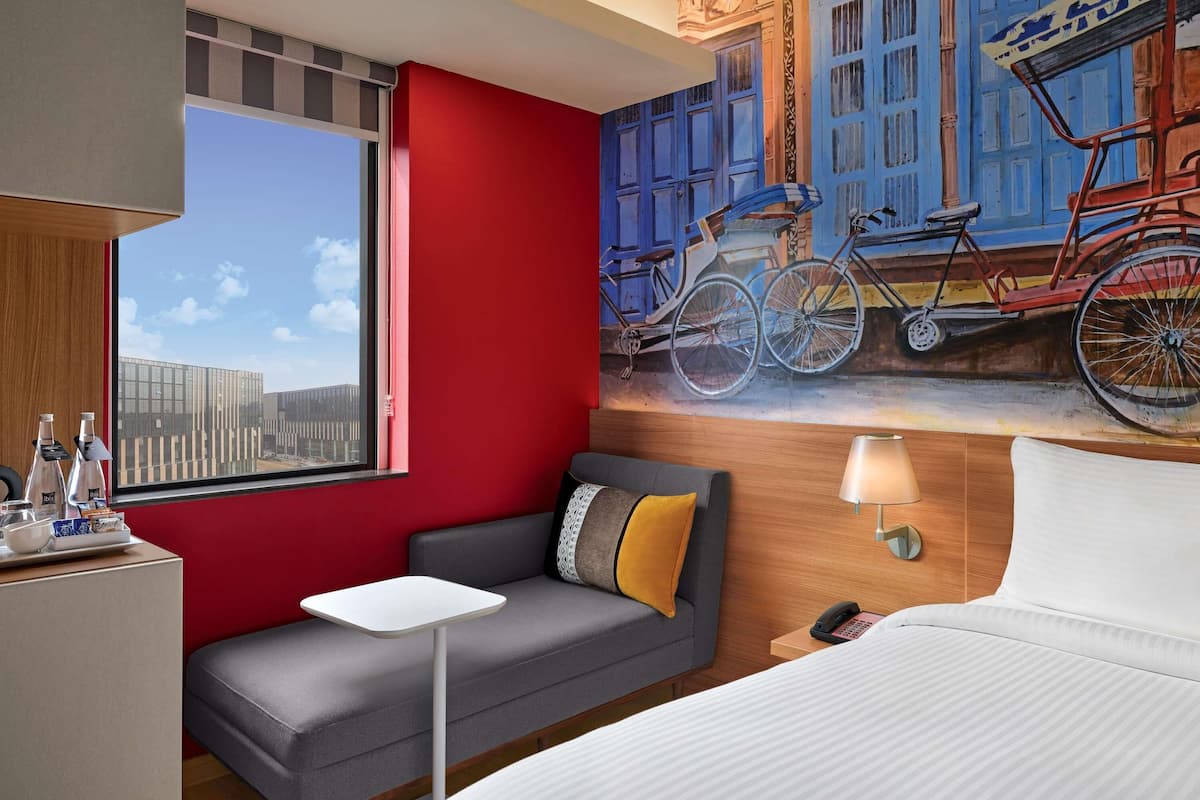 Memory foam beds, minibar, in-room safe, desk