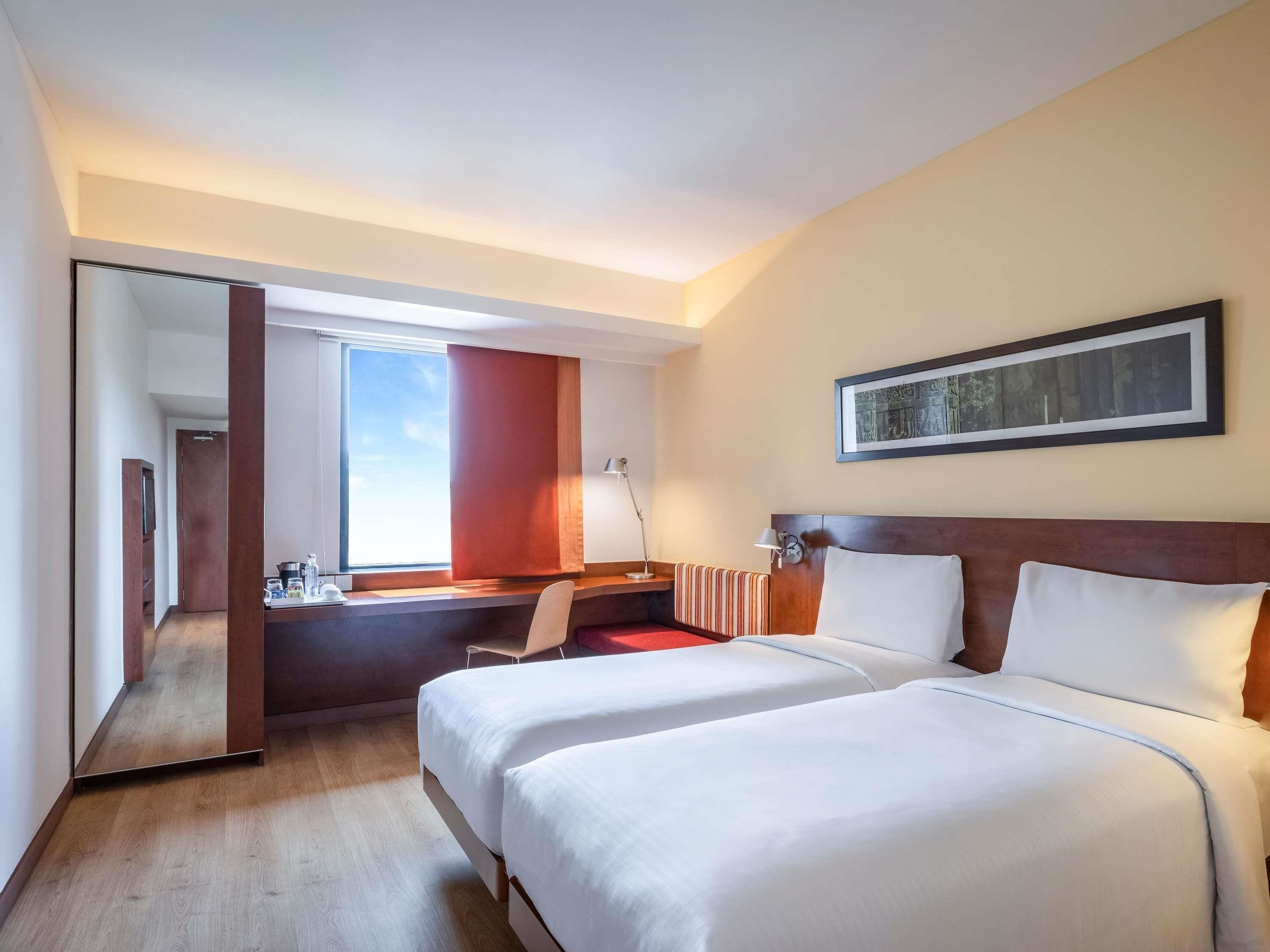 Memory foam beds, minibar, in-room safe, desk