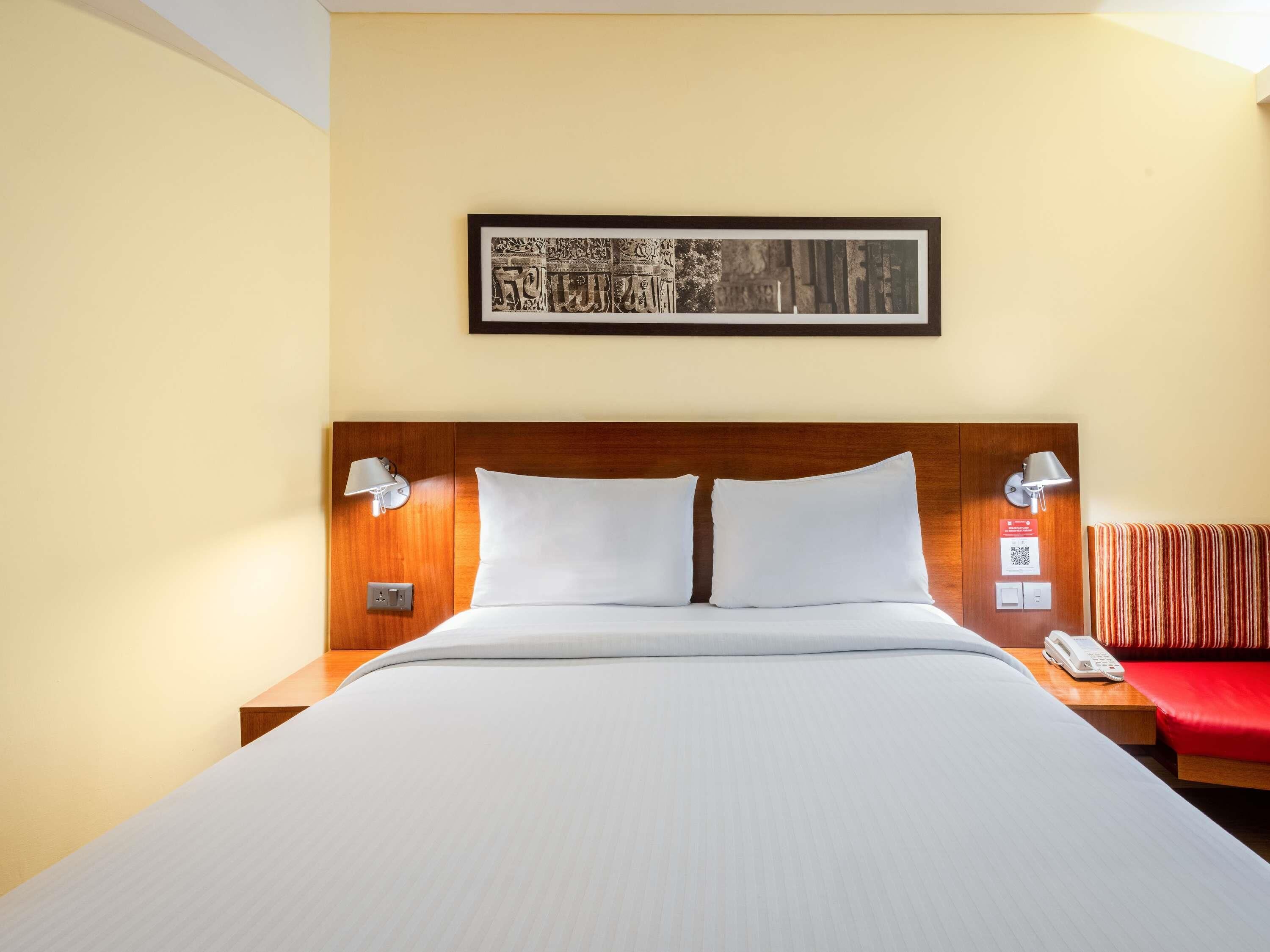 Memory-foam beds, minibar, in-room safe, desk