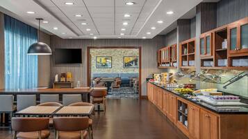 Free daily on-the-go breakfast