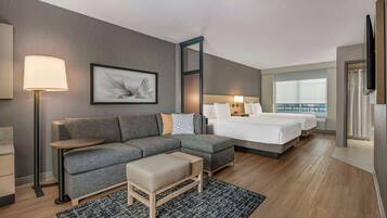 1 bedroom, hypo-allergenic bedding, pillowtop beds, in-room safe